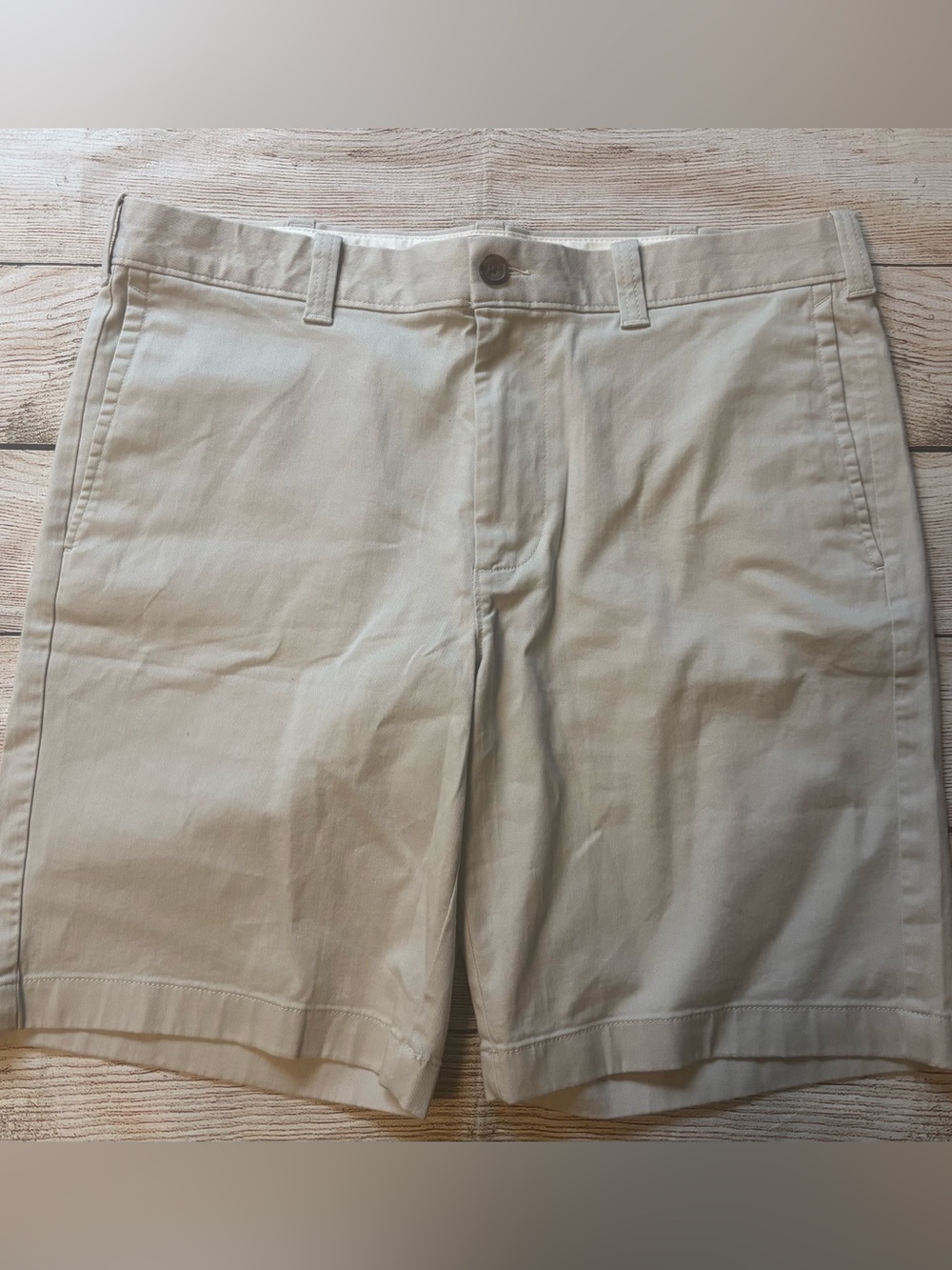 Men’s J Crew Factory Khaki Shorts 34 waist,  9 in inseam NWT